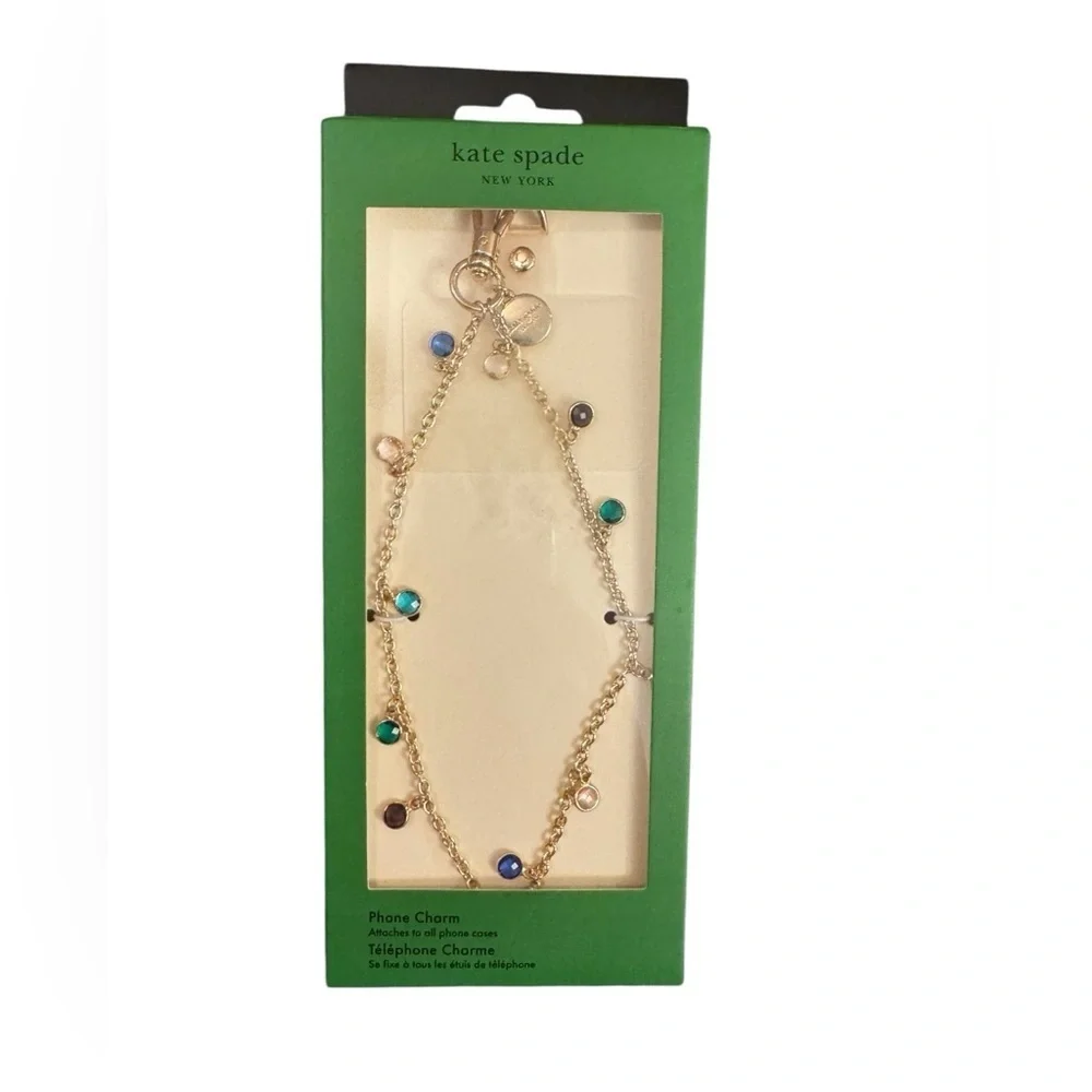 kate spade Phone Charm Bracelet in High Shine. Fits All Phones. - Picture 9 of 10